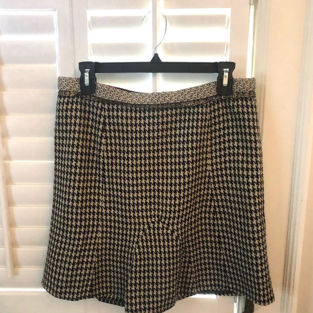 Vintage True Meaning Houndstooth Mini Skirt